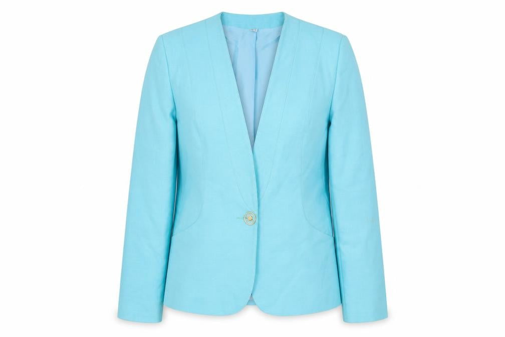 Miss Smith Women's Blue Blazer UK 14 Regular Fit