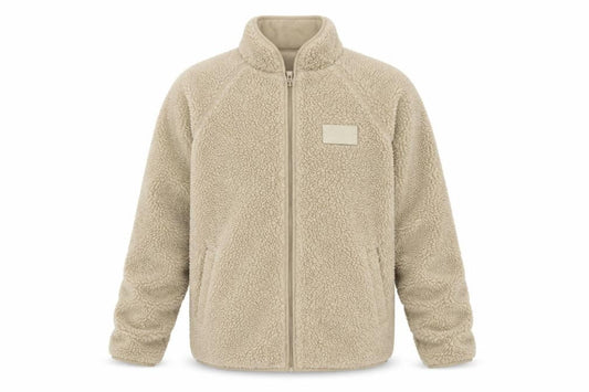 Topman Beige Men's Puffer Jacket L, Lightweight, Full Zip