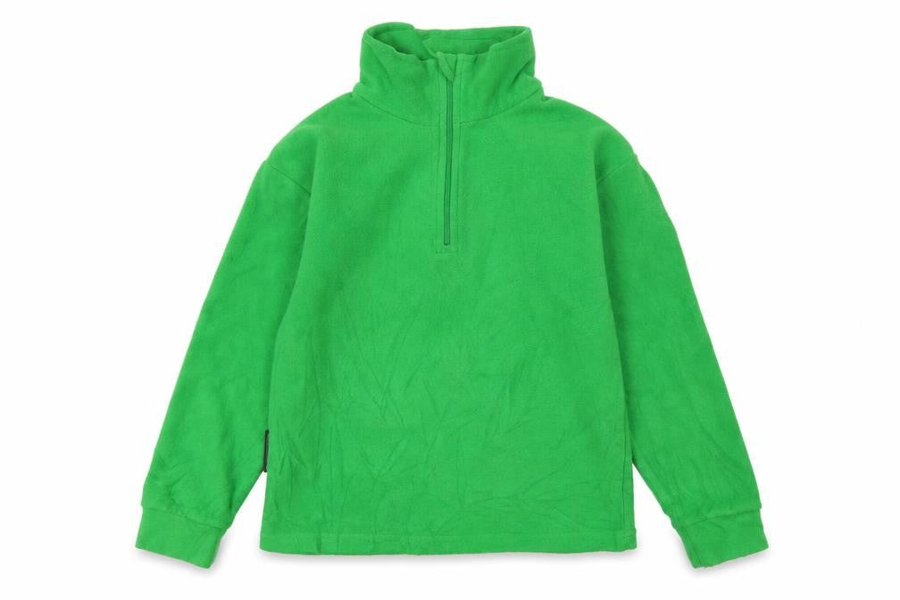 Outdoor Essentials Boys Green Fleece Pullover Sweatshirt 7-8 Years