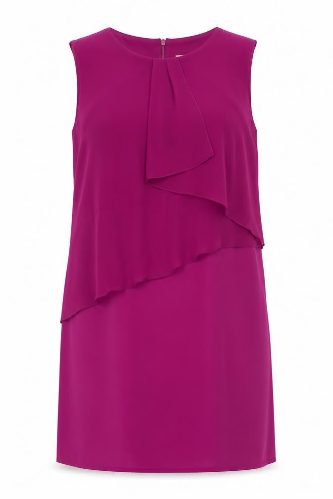 Oasis Women's Purple Shift Dress L Formal