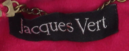 Jacques Vert Women's Pink Wool Blend Overcoat Size 16
