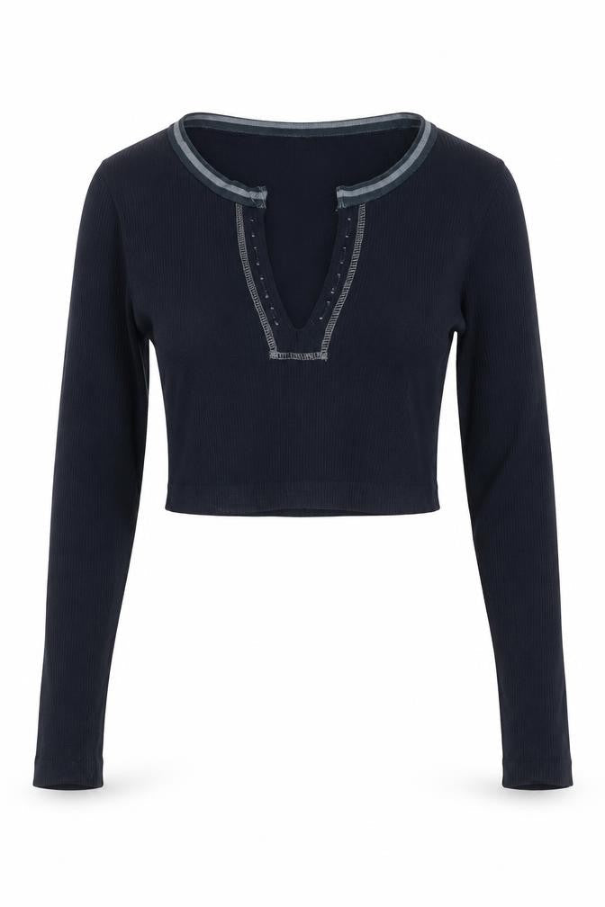 Urban Outfitters Women's Black XS Cropped T-Shirt