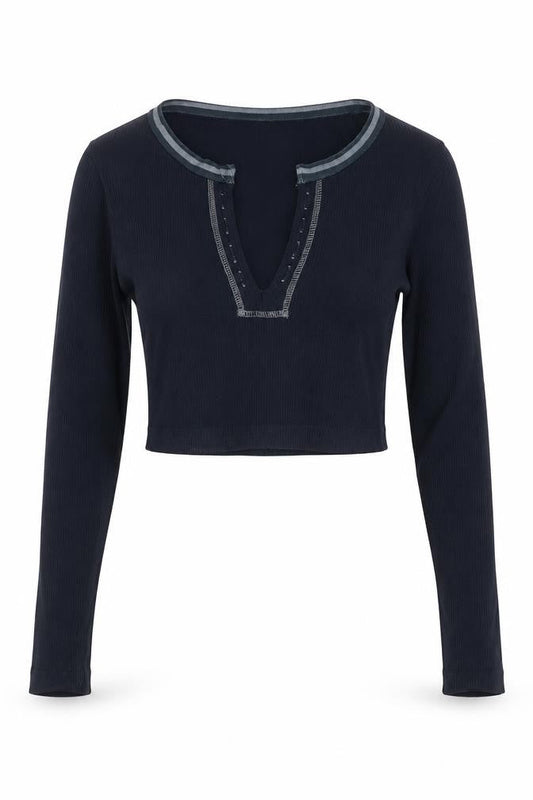 Urban Outfitters Women's Black XS Cropped T-Shirt