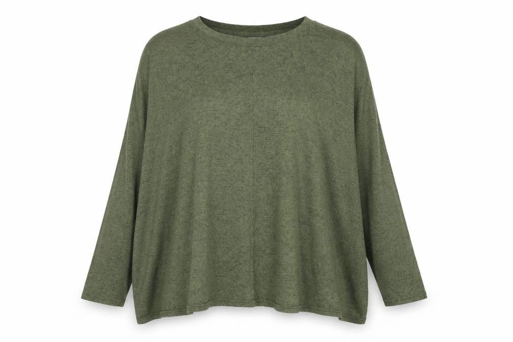 NA-KD Soul Women's Green 3/4 Sleeve Top - M