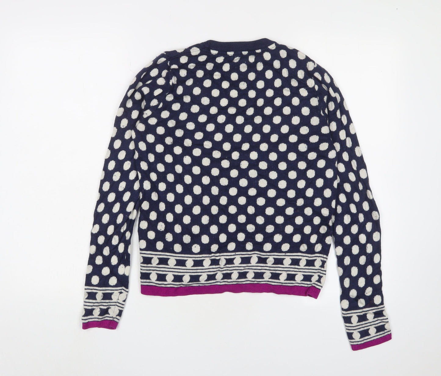 Dickins & Jones Women's Multicoloured Polka Dot Jumper, Size S