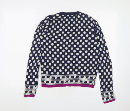 Dickins & Jones Women's Multicoloured Polka Dot Jumper, Size S