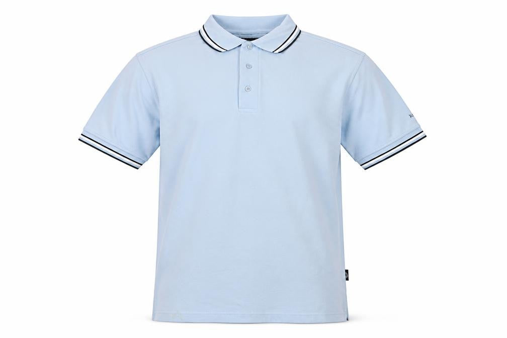Kartel Men's Blue Polo Shirt L Short Sleeve Polyester
