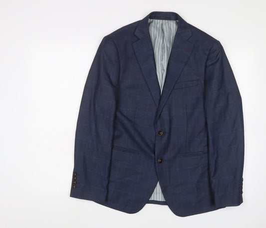 Benjamin Barker Men's Blue Slim Fit Blazer 44
