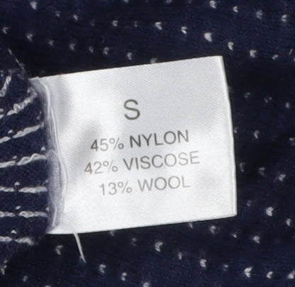 Dickins & Jones Women's Blue Striped Jumper - S