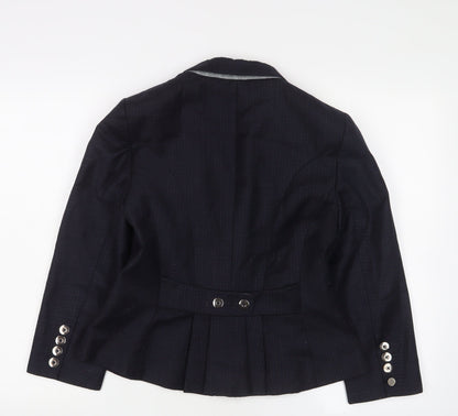 NW3 Women's Black Wool Suit Jacket Size 10