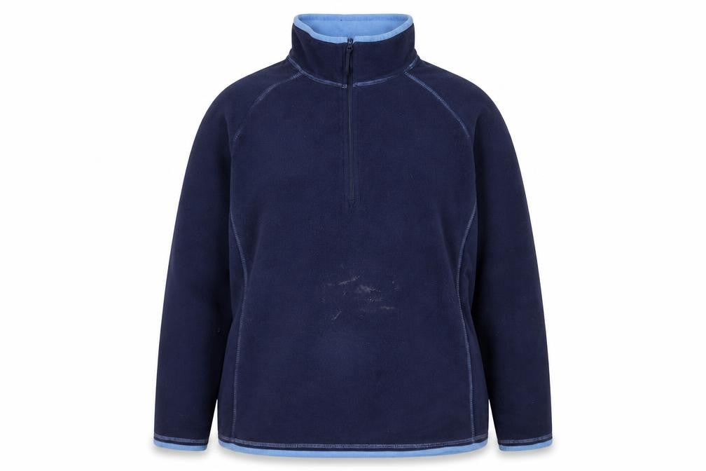 Mountain Warehouse Women's Blue Fleece Pullover Sweatshirt
