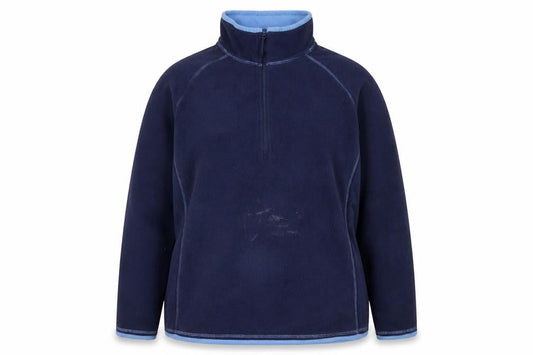 Mountain Warehouse Women's Blue Fleece Pullover Sweatshirt
