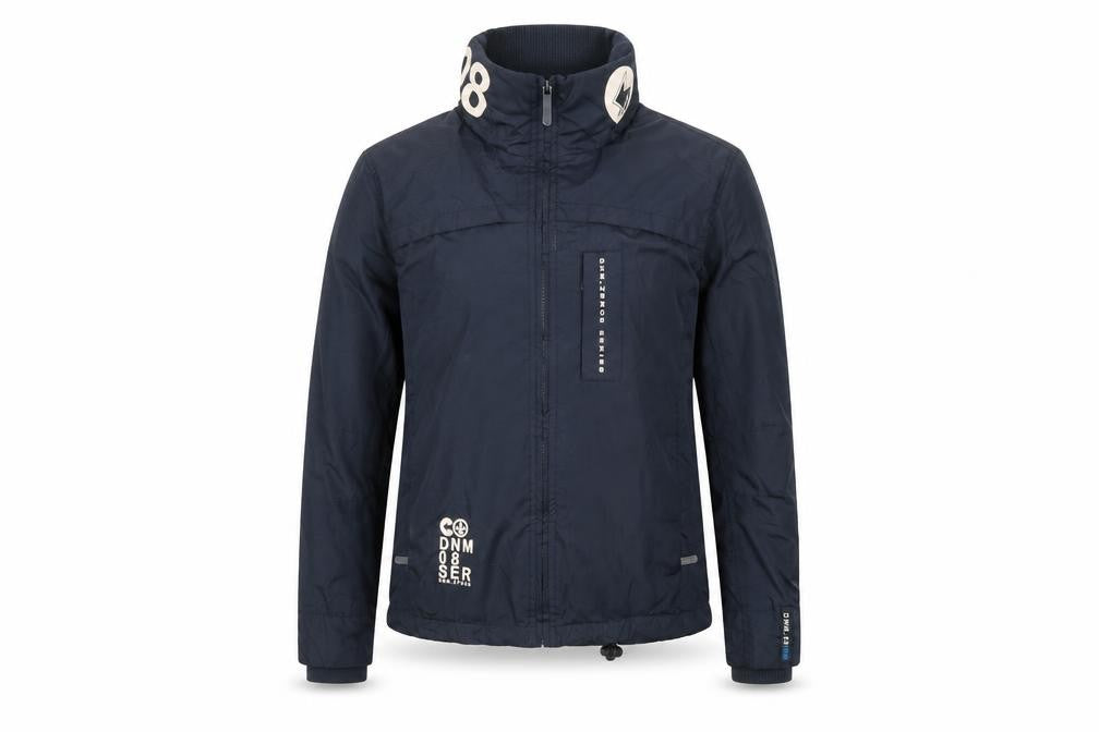Centered Women's Blue Bomber Jacket XS Casual Zip Pockets