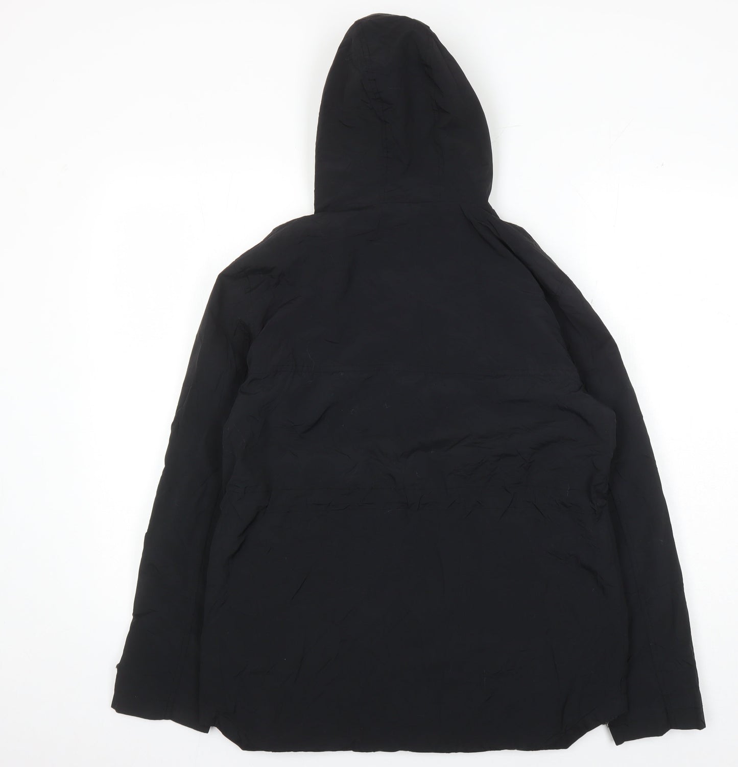 VOJ Jeans Women's Black Parka Jacket Size 12