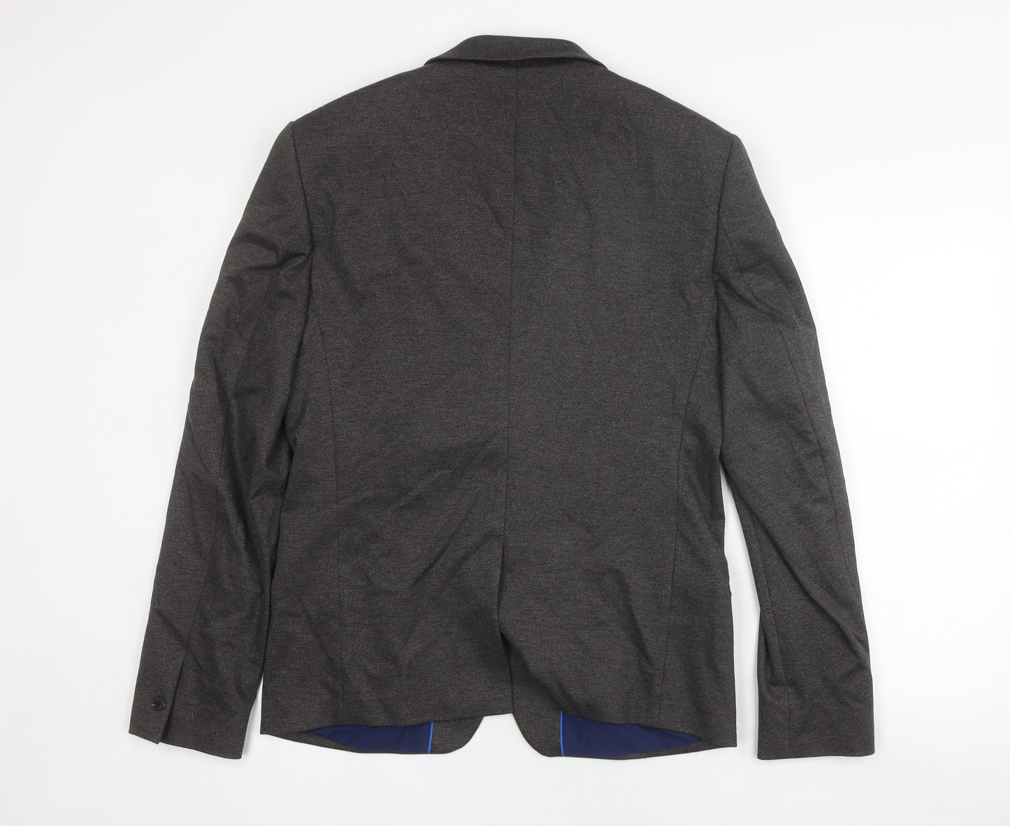 River Island Men's Grey Slim Fit Blazer Size 40R