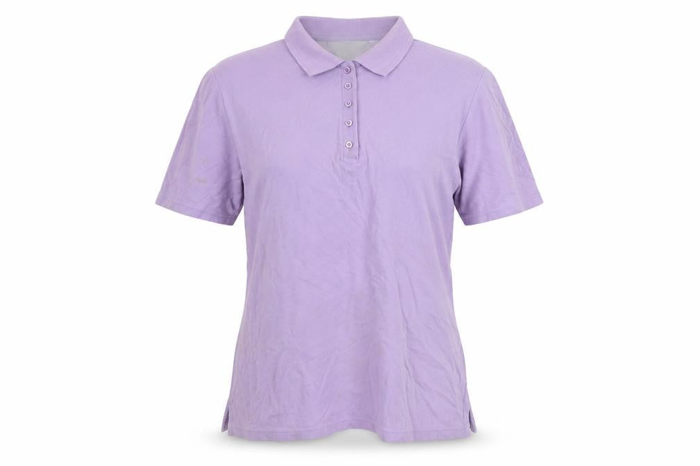 Isle Essentials Women's Purple Polo Shirt Size 14