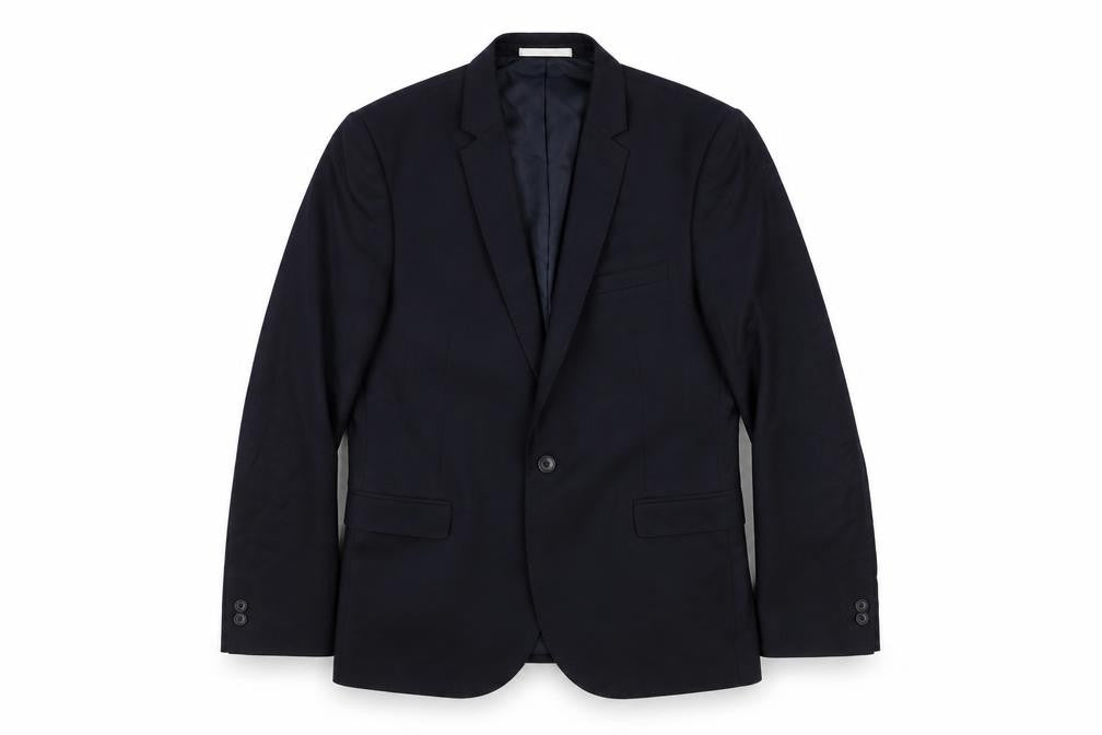 Moss London Men's Black Blazer Size M Slim Fit
