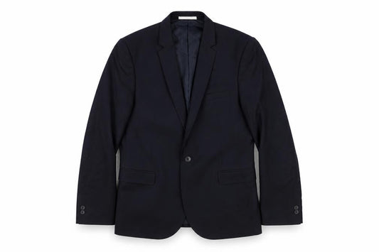 Moss London Men's Black Blazer Size M Slim Fit
