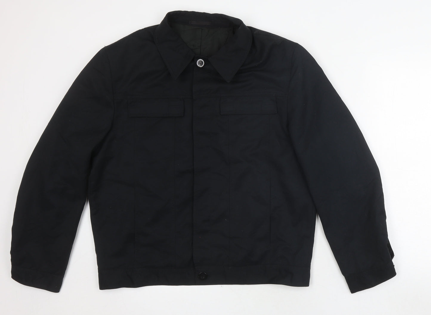 Stonebridge Men's Black Button Jacket M