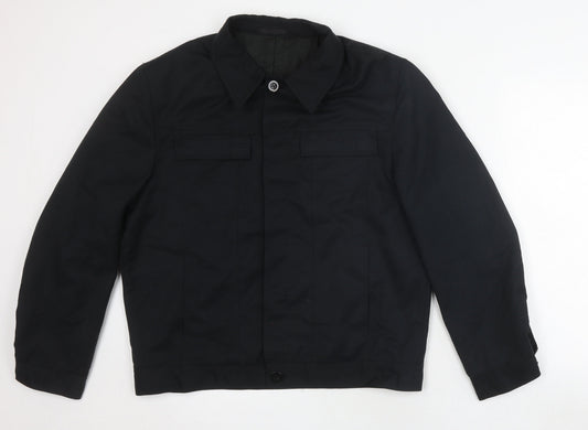 Stonebridge Men's Black Button Jacket M