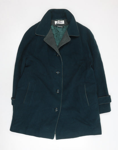 Lampert Women's Green Wool Overcoat Size 14
