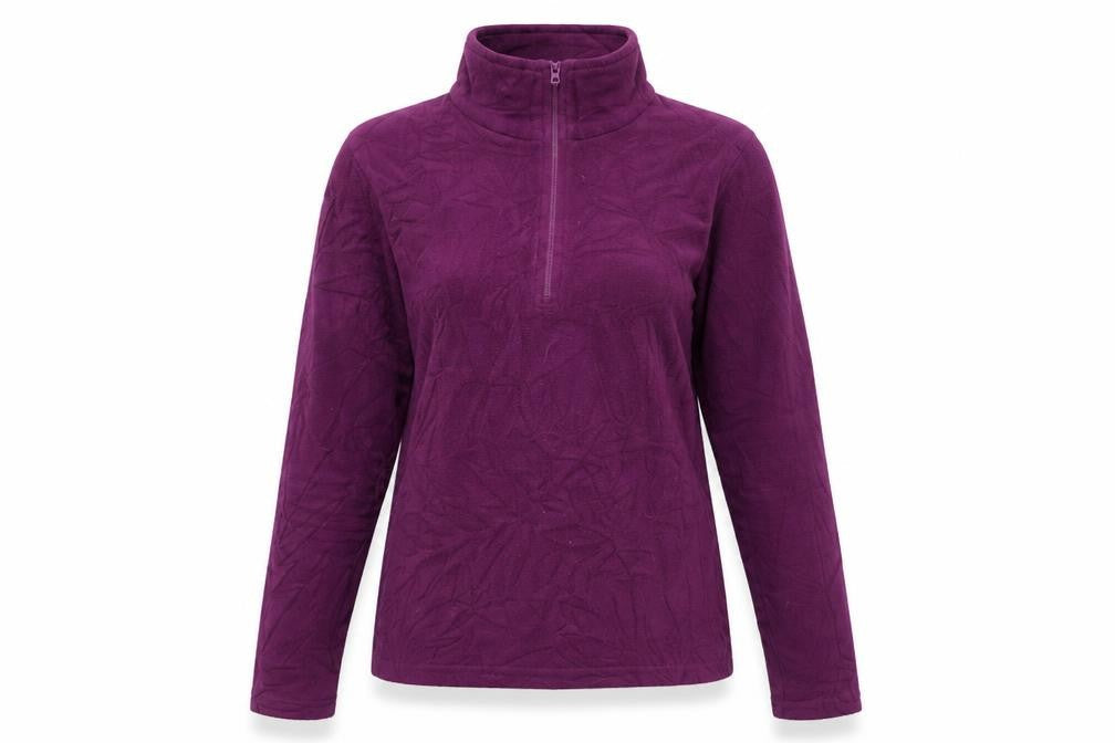 Mountain Warehouse Women's Purple Henley Sweatshirt