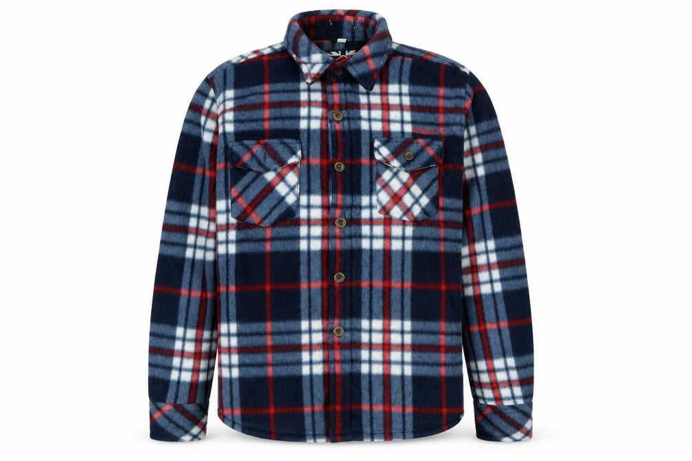 Lee Cooper Boys Multicoloured Checkered Shirt Jacket, 13 Years