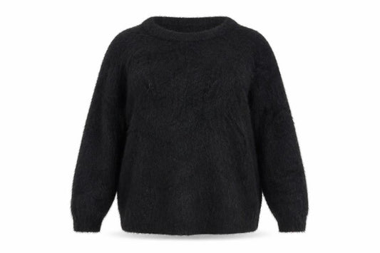 Front view of Red Herring Women's Black jumper, size 14