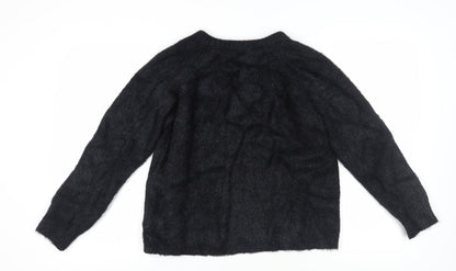 Back view of Red Herring Women's Black jumper, size 14
