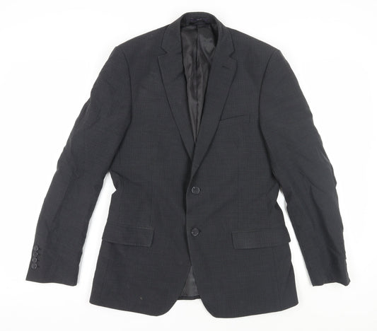Marks and Spencer Men's Slim Fit Grey Blazer Size 38