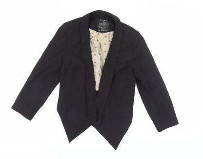 River Island Women's Black Cropped Blazer Size 6