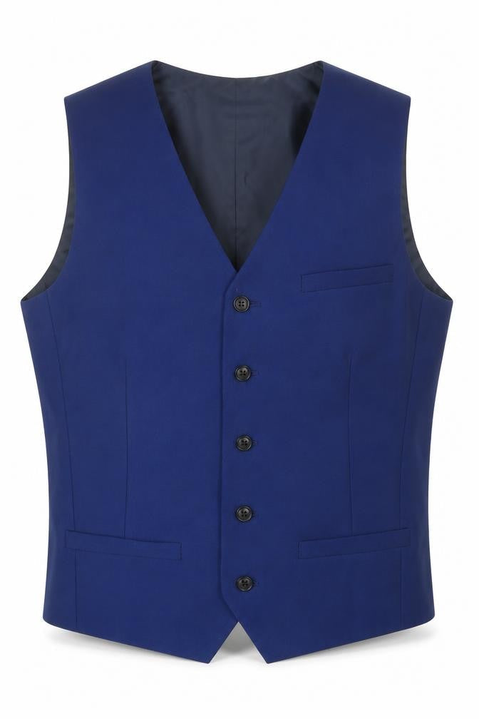 Topman Men's Blue Suit Waistcoat Size 40