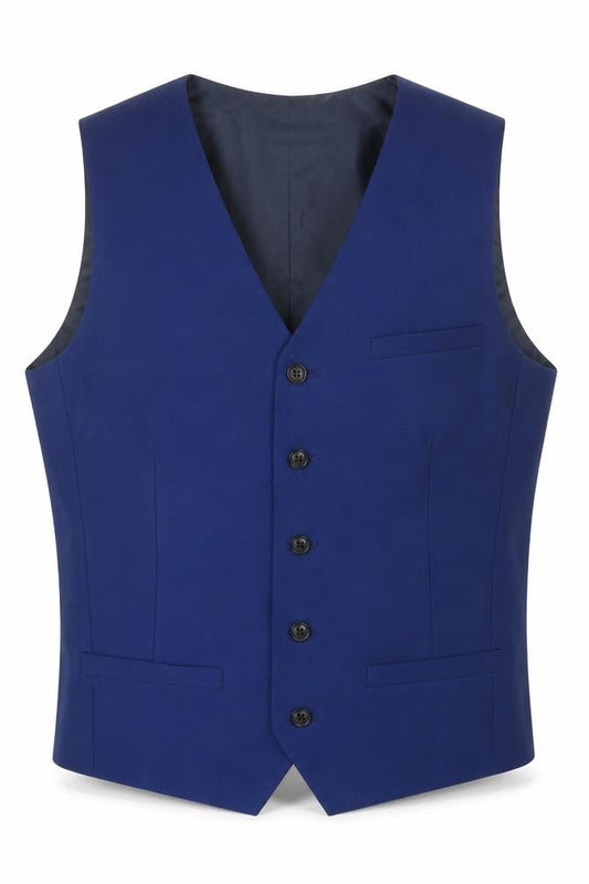 Topman Men's Blue Suit Waistcoat Size 40