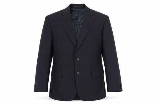 BHS Men's Navy Blazer, Regular Fit, Size 40R, Formal Wear