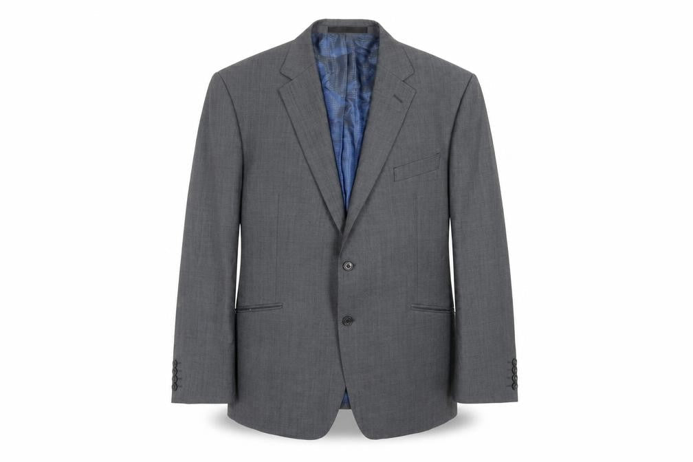 Marks & Spencer Men's Grey Blazer, 48R, Wool, Formal