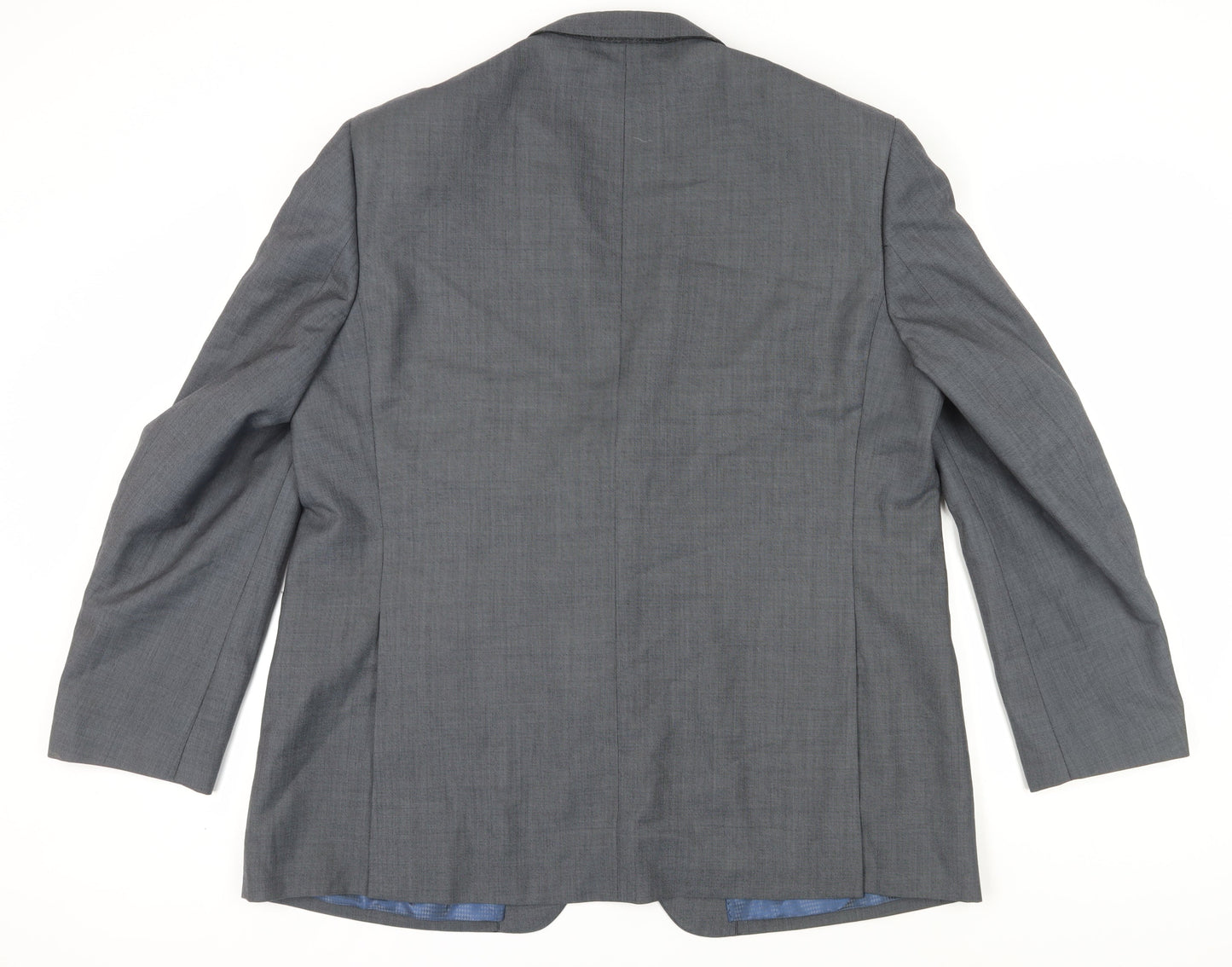 Marks & Spencer Men's Grey Blazer, 48R, Wool, Formal