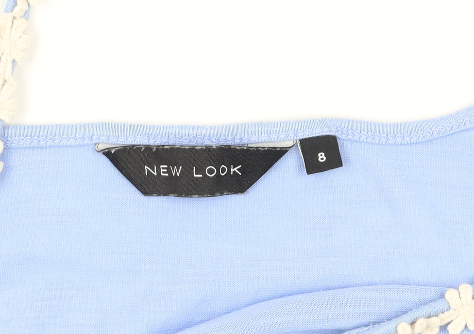 New Look Women's Blue Camisole Tank Top UK Size 8