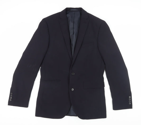 Vintage Men's Black Regular Blazer Size 38L Formal Wear