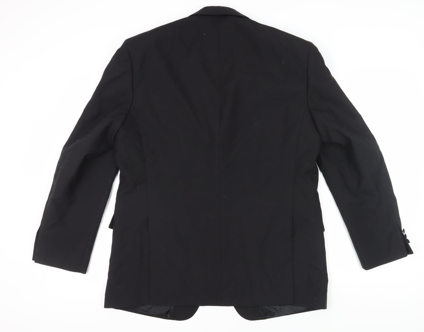 Varteks Men's Black Regular Blazer, Size 44R