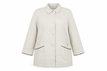 Holmewood Women's Beige Mid-Length Coat Size 18
