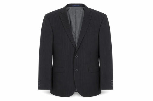 Next Men's Black Striped Blazer 42S