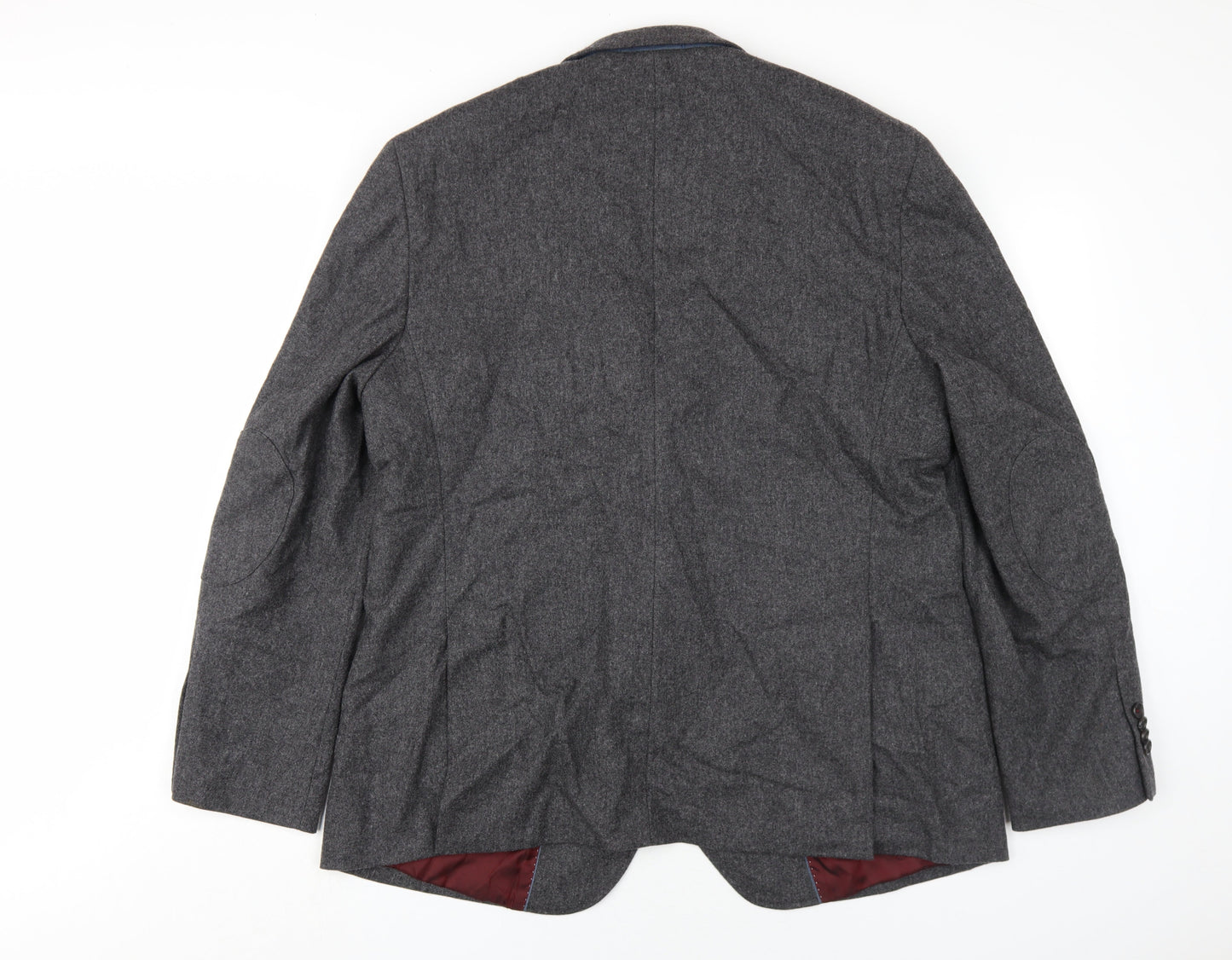 Marks and Spencer Grey Wool Men's Blazer Size 44
