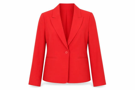 Camaieu Women's Red Blazer - Size 12, Business Wear