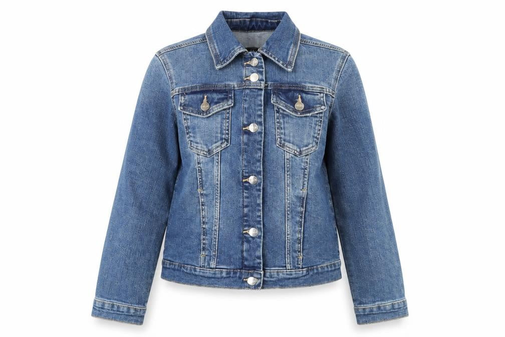 Lipsy Women's Blue Denim Jacket, Size 6, Casual Style