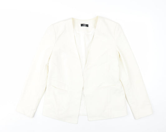 Wallis Women's Ivory Long Sleeve Blazer