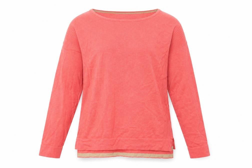 White Stuff Women's Pink Boat Neck Jumper Size 10