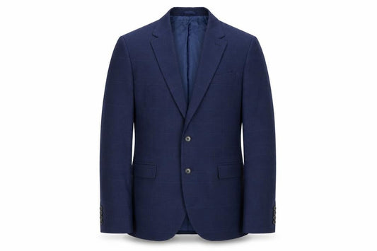 Moss 1851 Men's Blue Slim Fit Blazer 44R