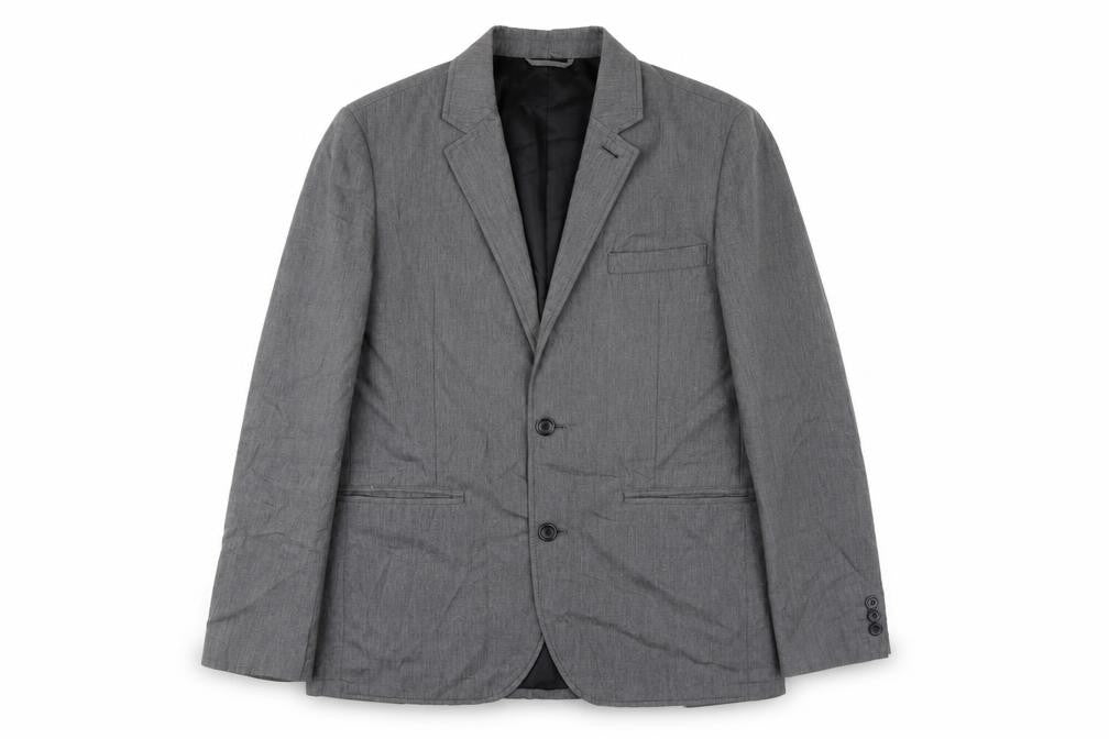 Gap Men's Grey Single-Breasted Blazer, Size M