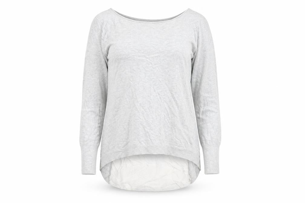 Mint Velvet Grey Women's Tunic Blouse Size 12