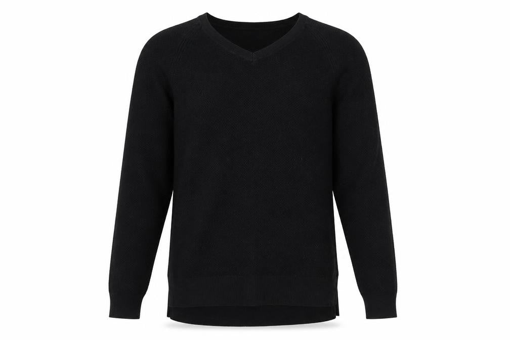 Gap Men's Black V-Neck Pullover Jumper Size S